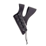 Maxbell Medieval Sword Dagger Frog Scabbard Vintage for Knight Pirate Stage Black
