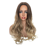 Max Ombre Middle Part 22" Long Wavy Synthetic Fiber Wigs for Women 5 Styles 02