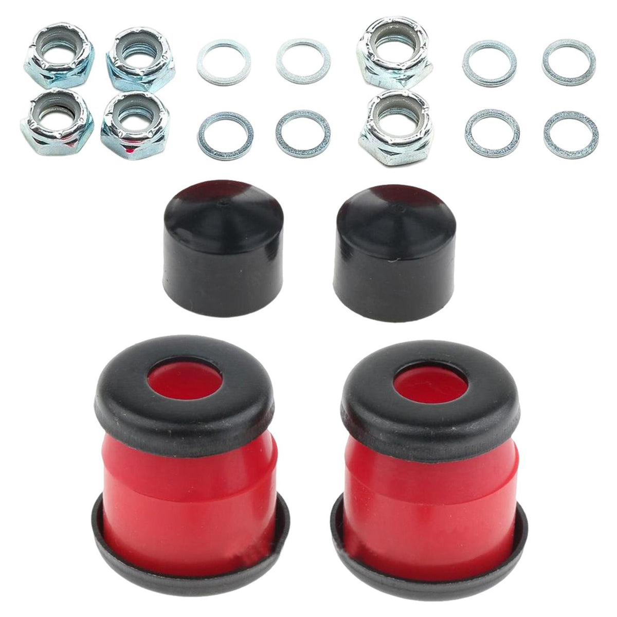 Maxbell Skateboard Truck Bushings Kit Skateboard Cup Shock Absorb red