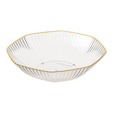 Maxbell Resin Serving Dish Wedding and Party Plates for Home Table Centerpiece Decor Clear