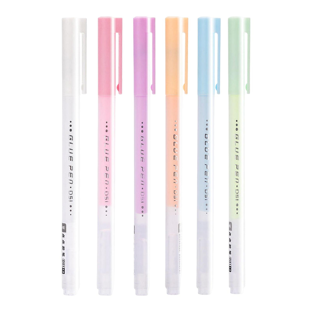 Maxbell Dot Glue Pen Stick Press Pen Colorful for Craft Projects Card Making Album