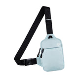 Maxbell Sports Chest Bag Wallet with Zipper Pocket for Outdoor Sport Trekking Gym Light Blue