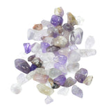 Maxbell Natural Crystal Tumbled Stone Irregular Stones Crafts Decor 20g Amethyst
