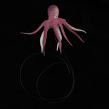 Maxbell Lifelike Artificial Octopus Glowing Aquarium Decoration Ornament Brown