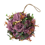 Maxbell Flower Ball Flower Garland Wedding Decoration for Room Home Purple