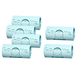 Maxbell 6 Pieces Multipurpose Bed Sheet Fixed Clamp for Fastening Snacks Towels Blue