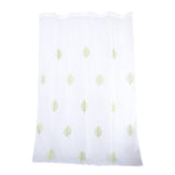 Max Nordic Embroidered Curtains Sheer Voile Window Curtain Panels 2x2.75m