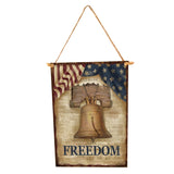 Max DIY Wood Hanging Lettered Board Plaque Wall Decor Sign America Flag Style 3