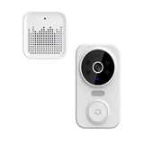 Maxbell Wireless Doorbell Camera Two Way Calls App Control WiFi Doorbell Door Chime White