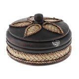 Max Creative Wooden Ashtray with Lid Thai Style Craft Bussiness Gift Decor Large
