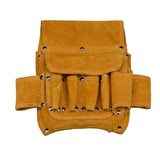 Max Large Electrical Tool Bag Waist Hanging Belt Holder Storage Organizer Brown