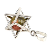 Maxbell Hexagram Pendant Decors Collectibles Fashion Pendant Charm for Business Work Green