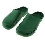 Maxbell Unisex Non Slip Chef Doctor Clog Oil Water Resistant Work Lightweight Shoes 27cm Green