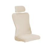 Maxbell Office Chair Cover with Headrest Cover Washable for Dining Room Gaming Chair Milky