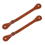 Maxbell Spur Straps Set of 2 Premium Boot Straps for Outdoor Equestrian Horse Riding Brown