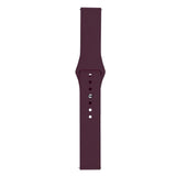 Maxbell Sport Soft Silica Gel Replacement Watchband For Garmin Fenix5 Wine Red
