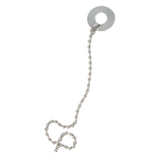 Maxbell Replacement Cymbal Chain Rack Drum Fitments Wear Resistant Mounts Hardware Argent