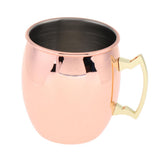 Max Premium Moscow Mule Mug 16 Ounce Cup Solid 304 SS Drinking Mug ,Set of 1