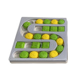 Maxbell Dog Puzzle Toy Treat Dispenser Pet Feeder for Cats Small Medium Large Pets S Gray