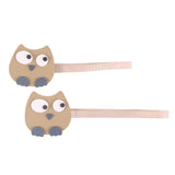 Max 2x Wooden Cartoon Chick Curtain Tiebacks Magnetic Bulckle Clip Gray