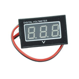 Maxbell DC2.5V to 30V Digital Voltmeter Voltage Panel Meter Display for Motorcycle Blue