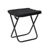 Maxbell Camping Stool Seat Footrest Heavy Duty Camp Stool for Beach Garden Traveling Black