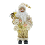 Maxbell 12 inch Santa Doll Christmas Figure Xmas Ornament for Home