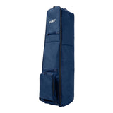 Maxbell Portable golf Bag with Wheels Carrier Aviation Bag Folding Blue