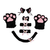 Maxbell Cat Costume Kitten Cosplay Tail Toys Halloween Birthday Fancy Dress Black