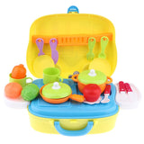 Maxbell Kitchen Cooking Set Vegetable Playset Toy for Kids Toddler Pretend Play Food