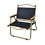 Maxbell Camping Folding Chair Portable Outdoor Furniture Armchair for Hunting Beach Black Khaki Small