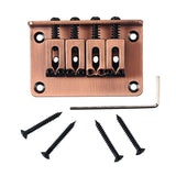 Max Maxb 4 String Vintage Bass Bridge for Cigar Box Guitar Ukulele Parts & Accessory