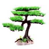 Max Aquarium Fish Tank Landscaping Simulation Plant Plain pine with Base