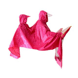 Max Oxford Raincoat Rider Covers Cape E-Bike Motorcycle Double Poncho Pink
