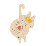 Maxbell Cute Coffee and Tea Drink Coaster Drink Mat for Table Drinks Decor White