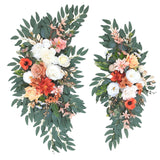 Maxbell 2Pcs Artificial Wedding Arch Decoration for Wedding Photographic Props Style A