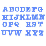Maxbell 26pcs EVA Magnetic Alphabet Fridge Magnet Early Learning Toy Blue