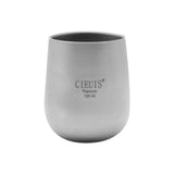 Maxbell Camping Water Mug Double Wall Titanium Cup for Outdoor Backpacking Travel 120ML