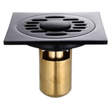 Max Brass Foor Bathroom Machine Accessory Floor Drain Machine Deep Water Seal