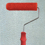 Max 7 inch Embossing Paint Roller Painting Brush With Handle Wall Decor #11