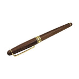 Max 1pc Engraved Wooden Fountain Pen 0.7mm Baby Shower Birthday Baptism Gift