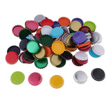 Maxbell 100 Piece Flattened Bottle Caps for DIY Hair Bows Pendant Craft Multicolor 1