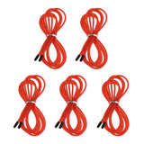 Max Replacement Jump Rope Cord Skipping Speed Rope Cable with End Caps Red