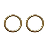 Maxbell 2Pcs Scuba Diving Brass O Rings Belt Keeper for Standard Webbing Strap 32mm