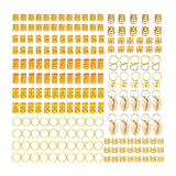 Maxbell 202Pcs Hair Cuffs Rings Hair Coil Dreadlocks for Holidays Prom Festivals