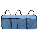 Max Maxb Auto Backseat Bag Car Trunk Organizer Storage Bag Mesh Net Pocket Light Blue