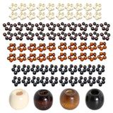 Maxbell 400x Wooden Spacer Beads Jewelry Making Loose Beads with Hole Decoration