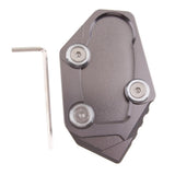 Maxbell Motorcycle kickstand Pad Enlarger for Yamaha YZF R25 R3 14 15 16 Titanium