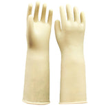Max Long Industrial Rubber Latex Gloves Work Safety Gardening Gloves White 60cm