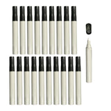 Maxbell 10Pcs Empty Whiteboard Pen Blank Paint Whiteboard Pen Barrels Tube Marker Grey Rod Round Head